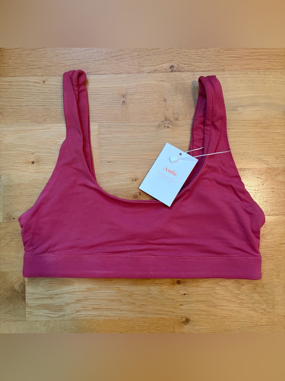 *NWT* Andie Tank Bralette in Punch, Small